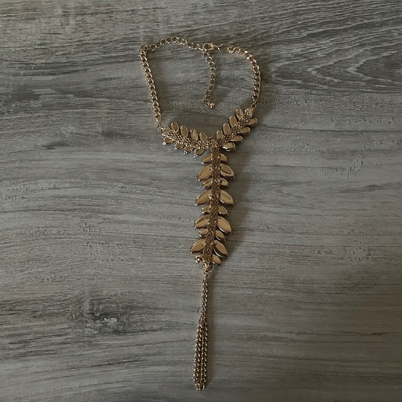 Torrid Goldtone Rhinestone Ring Bracelet - Picture 5 of 5